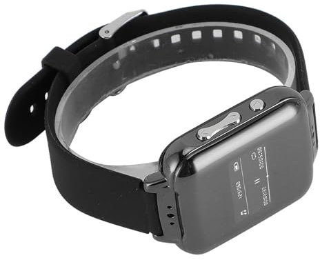 Orologio con Registratore Vocale, Orologio Sportivo Bluetooth, Lettore MP3, Contapassi, Ebook, Ripetizione A B, Spegnimento Cronometrato, Orologio Parlante con Braccialetto Ad