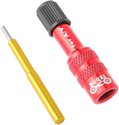 Bike Fork Valve Adapter Bike Pump Adaptor, Shock Pump Valve Adapter, Fork Air Valve Adapter Extender Pressta Extension Converter Nozzle Tire Pump Accessories for Mountain Bike Road Bike
