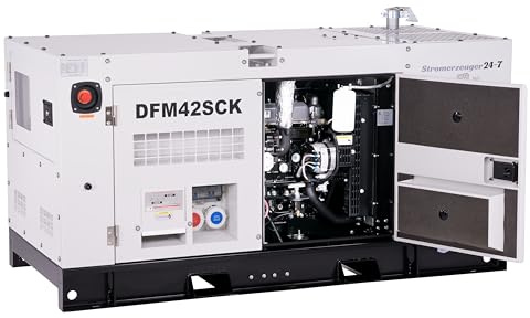 Pro-Lift-Werkzeuge Notstromaggregat Silent Diesel Stromaggregat 230V/400V Elektrostarter 37,5kVA Stromerzeuger - 2864