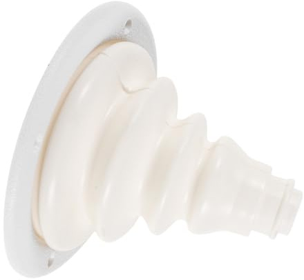 Toyvian Protezione per Foro Passacavi in Gomma Bianca Forma a Cono, Facile Installazione, Design Minimalista per Motoscafi e Imbarcazioni da Pesca
