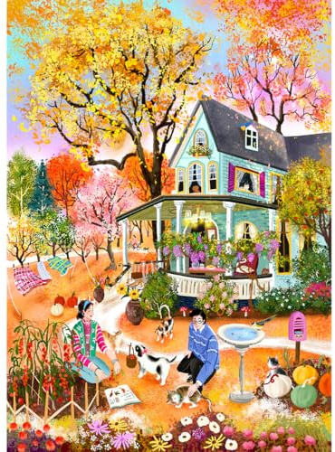 HUADADA Jigsaw Puzzles for Adults 500 Piece Challenging Game Toys, Impossible Puzzle,500 Piece Jigsaw Puzzles for Adults Family Decoration Puzzle- Ideal Life