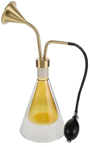 Homoyoyo Matraz de Muestreo de Aceite Esencial de Vidrio Portátil Diseño Elegante para Perfumes y Pétalos de Flores en Spa y Hogar Color Aleatorio