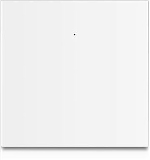Générique Interrupteur Va Et Vient, Interupteur Interrupteur Mural Intelligent à Bouton-Poussoir avec Neutre, 1, 2 ou 3 Positions, Blanc et Noir, for la Maison(White 1-Gang)