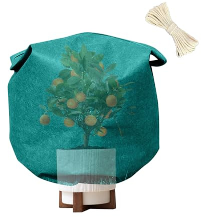 para Plantas de Invierno, cálido, no Tejido, con Cremallera, Protector de Plantas, para Verduras, árboles pequeños, bonsái, cítricos, arándanos