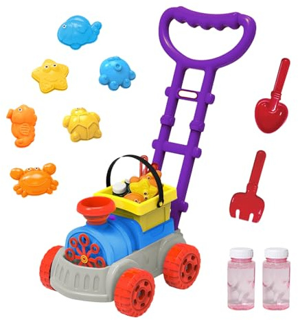 Blasen Rasenmäher,Elektrischer Automatischer Schiebe-Blaser Für Und Garten | Seifenblasen Rasenmäher - Für Mädchen Draussen Spielzeug Bei Geburtstag Ostern Weihnachten Festen