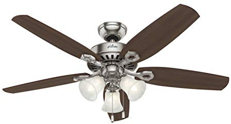 Hunter 53237 52 Brushed Nickel Plus Ceiling Fan
