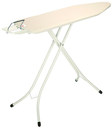 Brabantia Comfort ASSE da Stiro con Poggiaferro Classic, 124 x 38 cm, Ecru