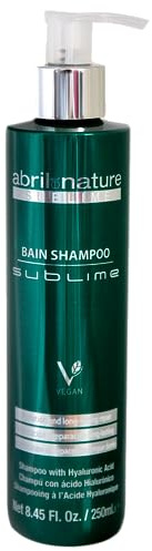 abril et nature - Sublime - Professionelles Reparatur-Shampoo - Für strapaziertes, dickes und/oder poröses oder afro Haar - Hyaluronsäure - Nährend und feuchtigkeitsspendend - 250 ml