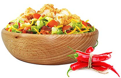 Sendez Buchenschale ø23cm Schüssel Obstschale Holzschale Deko Schale Knabberschale Holz
