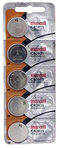 Maxell Lot de 100 Piles Bouton au Lithium CR2025-3 V