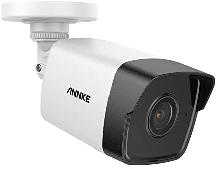 ANNKE C500 5MP PoE CCTV Camera Compatible with Alexa, Color Night Vision, Waterproof Outdoor Security Camera, Audio Recording, Smart Alerts, Home IP Camera with Micro SD Card Slot