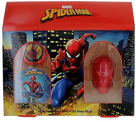 Spiderman Parfümschachtel (50ml) und 3D-Seife, 476 g