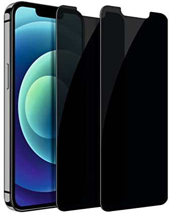 Arrivly 2 Stück Panzer Schutz Glas Sichtschutz für iPhone 12 Pro Max Schutzfolie Anti Spähen Privatsphäre Schutzen Folie [Bläschenfrei, Kratzfest] Blickschutzfolie Schutzglas iPhone 12 Pro Max