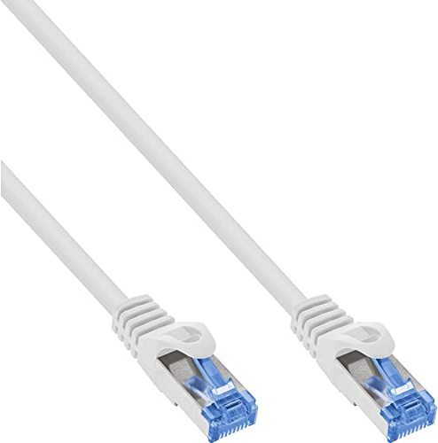 InLine® Ligawo - Cable de Red (Cat. 6A, S/FTP, TPE, Flexible, 40 m), Color