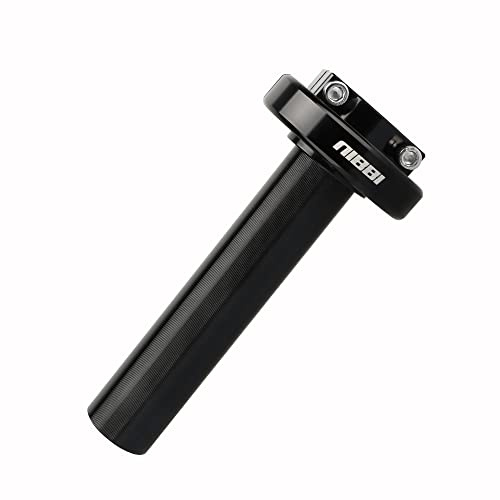 NIBBI Motorcycle Throttle Assembly,High Sensitivity Short Stroke Light Control Motocross Twist Throttle Handlebar,Throttle Tube Fit Dirt Bike Motocross,Pit Bike Assembly,Mini Bike(Black)