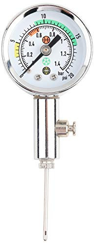 RiToEasysports Ballmanometer, Fußballpumpenmanometer Mini Ulitity Air Manometer Barometer Werkzeug für Basketball Fußball Volleyball