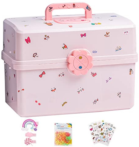 Boite Rangement Accessoires Cheveux Enfant - Organisateur D'accessoires Pour Cheveux | Épingle À Cheveux En Corde De Tête De Bébé, Organisateur Artisanal,boîte À Bijoux Pour Bandeaux De Cheveux, Clips