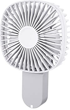VELLOW 6-Inch Portable Desktop Fan,USB Rechargeable Quiet Air Circulator Oscillating Fans,3 Speed,for Home, Office, Travel, Camping,Outdoor */1697 (Color : White, Size : Hand held)
