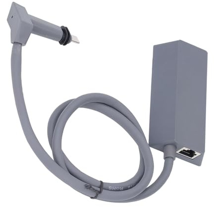 Dpofirs Adattatore Ethernet V2 per Internet Satellitare Gen 2 Parabola Rettangolare, Adattatore Ethernet Gen 2 per Rete Esterna Cablata, in Gomma e Rame, Cavo 10 Piedi