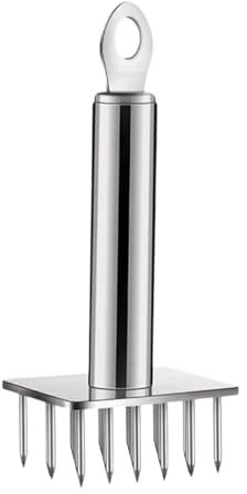 Beimus Food Grade 304Stainless Steel Meat Skewer Needle Meat Tenderizer Meat Hammer Suitable For Home Cooking And Grills Lover