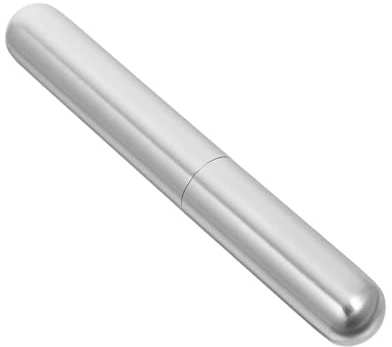 SMASOLO Tubo Portasigari Singolo in Acciaio Inox Custodia Umidificatore Ermetica per Sigari Resistente e Portatile Protezione Aroma per Viaggi e Uso Quotidiano Elegante Accessorio Uomo