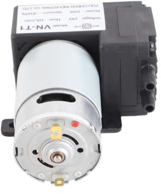 Tnfeeon Mini DC-vakuumpump, Lågbrusdrift, Hög Prestanda, 10L/min Flödeshastighet för Medicinsk Utrustning och Akvarier (DC24V)