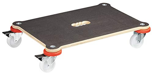 WAGNER Transporthilfe MM 1370 I 60 x 40 x 12,5 cm - Tragkraft 200 kg - ideal für schwere Transportboxen mit sensiblem Inhalt I rutschfest, wandschonend & feststellbar - 20137001