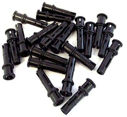 LEGO Technic - 20 schwarze Pin lang mit Stopper