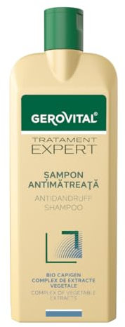 Gerovital Tratament Expert Shampoo Antiforfora – Azione Seboregolatrice e Idratante – con Bio Capigen e Complesso di Estratti Vegetali 400 ml