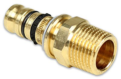 GEBERIT Mepla Press Rotguss Übergang mit AG [20x2,5mm - 3/4], Kontur G