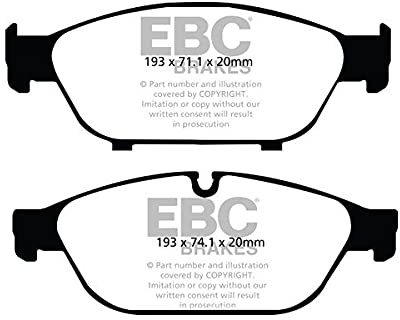 EBC Brake DP42086R Bremsbeläge für den Straßenverkehr und Trackday Yellowstuff 4000 Series