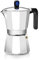 MONIX Induction Express Cafetera italiana inducción, aluminio, capacidad 6 tazas, color plata