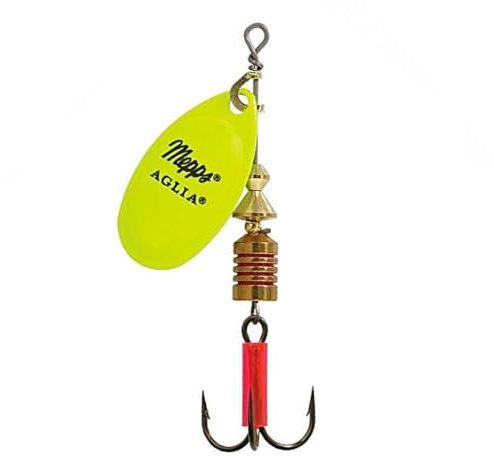 Cucharilla MEPPS Aglia Chartreuse Fluo, N°5