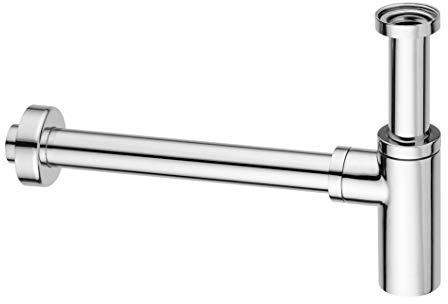 Paini - 78CR849 Sifone per lavandino, Bagno, Cromato, Design moderno, interamente prodotto e lavorato in Italia