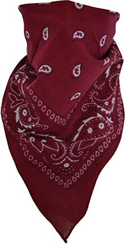 3 × Rocker & Biker Bandana Cap Kopftuch Halstuch in vielen Ausführungen