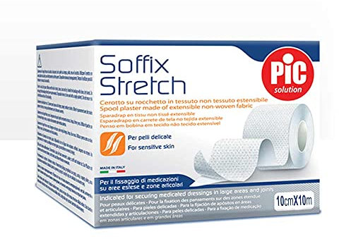 Pic Soffix Stretch Cerotto per Fissaggio Zone Articolari Misura 10 cm x 10 m