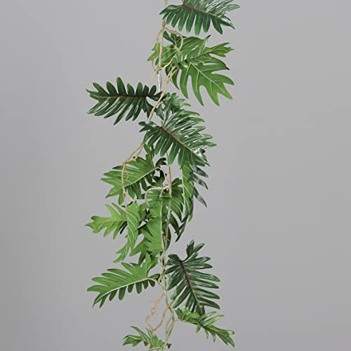 Seidenblumen Roß Monstera-Ranke 120cm DP Kunstpflanzen künstliche Pflanzen Ranken Girlande