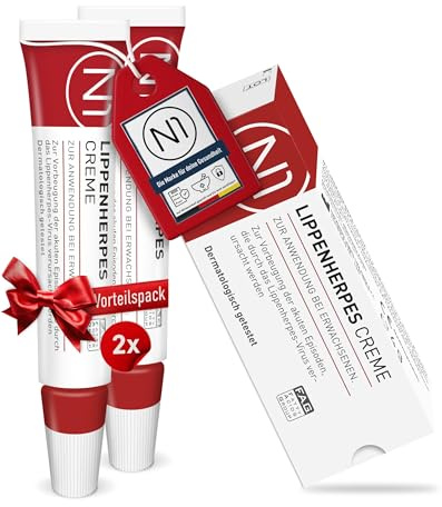 N1 Herpes Creme 8 g - Lippenherpes Intensiv-Creme mit Sofort-Effekt | Verhindert Bläschen und stoppt die Virenvermehrung - geöffnet 6 Monate haltbar, ideal für die Handtasche