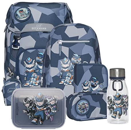 Beckmann Classic Schulrucksack Set 8tlg. (Tiger Race)