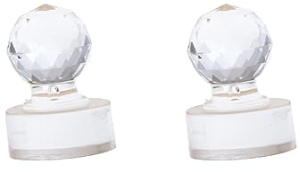 2 Set Puder Pressstempel DIY Foundation Rouge Stempel für Make-up 3x2 cm transparent