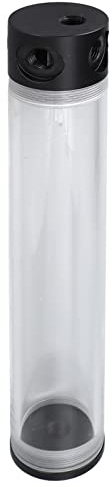 PC Reservoir Cylindrical Computer Water Cooling Tank, G1/4in,300mm,50mm OD,Water Cooled Reservoir Tank CPU Liquid Radiator Computer Water Cooling System