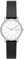 Skagen Signatur Uhr für Damen, Quarzwerk mit Edelstahl- oder Lederarmband, Schwarz und Weiß, 30MM