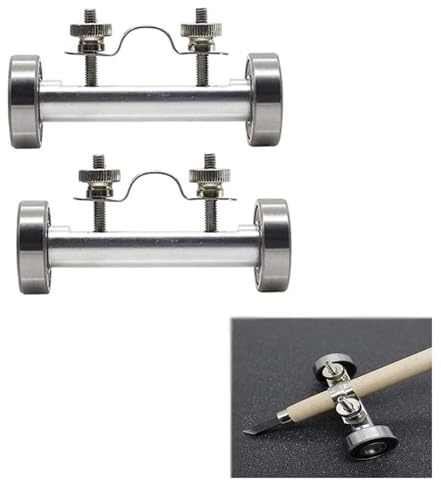 Wood Chisel Tool Set Fixed Angle Side Clamping Sharpening Honing Guide Chisels Wood Work Tool(2pcs) Premium