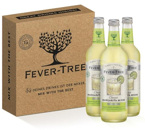 FEVER-TREE | Classic Margarita Mixer | Mit feinsten mexikanischen Limetten | Für eine erfrischende und authentische Margarita | 3 x 500 ml