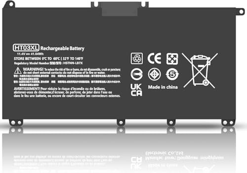 FlyZythrol L11119-855 HT03XL Laptop battery Compatible With 14-CE 14-CF 14-CK 14-CM 14-DH 14-DK 14-DF 14-MA 14Q-CS 15-CS 15-DA0002DX 15-CS3073CL 15-DY1023DX 240 245 250 255 G7 340 348 G5 HSTNN-UB7J