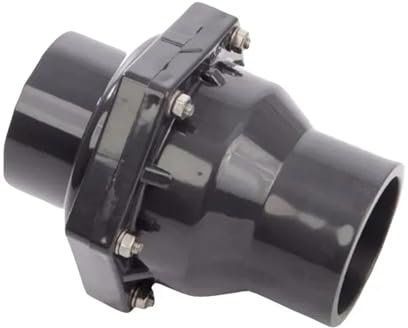 EOTVHTMT PVC-Rückschlagventil, 50 mm, innere Kunststoffklappe, Rückschlagventil, DN25, DN32, DN40, DN50, Universal-Vertikalventil(40 mm)