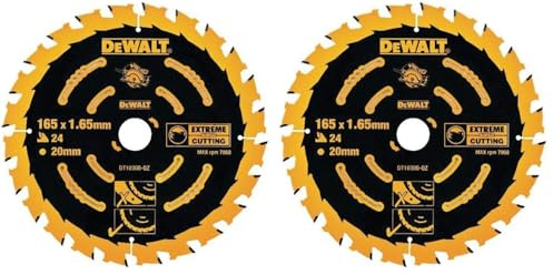DEWALT DT10300-QZ 165mm Corded Extreme Framing Blade (Pack of 2)