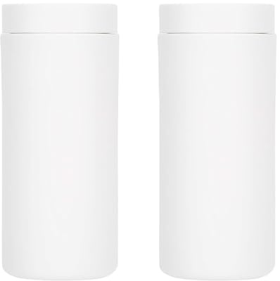 Squeeze Bottle Soap Dispenser, 240ml Refillable Washing Liquid Squeezer | Silicone Divided Bottle Easy Squeeze Soap Dispenser for Kitchen Bathrooms Guestrooms (White*2Pcs)