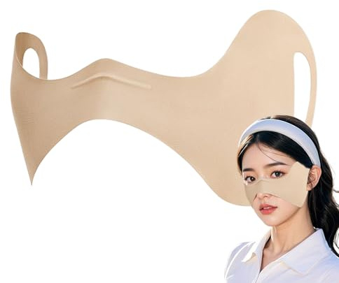 Nhujevkom Pare-soleil pour le visage | Patchs solaires anti-UV pour la protection de la peau et du nez – Protection du visage anti-UV, bloc solaire portable pour les activités de plein air, les