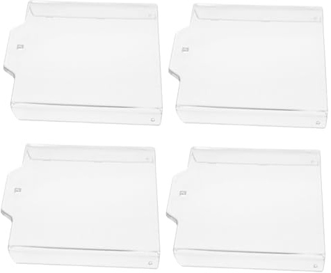ETHZZLE Couvercle De Protection Transparent pour DéClencheur Manuel De SéCurité Incendie 4 PièCes Capot De Protection Facile À Installer RéSistant Aux IntempéRies pour Usage RéSidentiel Et COM